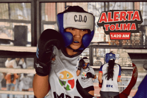 Paula Alejandra Gaitán fue convocada por primera vez a la Selección Tolima de Boxeo