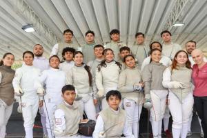 La delegación tolimense de esgrima en Copa Nacional de Bogotá