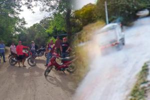 Habitantes bloquean la vía Gualanday-Santa Isabel por polvareda de volquetas en San Luis