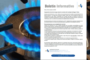 Interrupción temporal del servicio de gas natural afecta a varios sectores de Ibagué