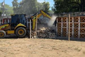 Demolición monumento 14 Neiva