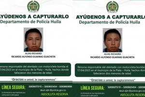 Alias “Richard” quien dejó la moto bomba en La Plata, Huila