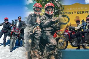 De Ibagué a la Patagonia: una pareja viajó cuatro años en moto con su mascota