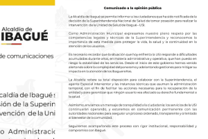 Superintendencia anuncia intervención a la USI y se garantiza continuidad del servicio