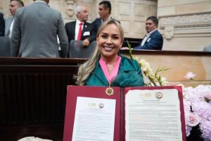 Johana Aranda | Condecoración Congreso | Aranda | Diciembre 2025