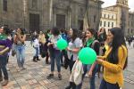 Protesta de mujeres en Bogotá