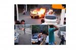 Carro incendiado