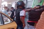Momento de captura de los presuntos ladrones