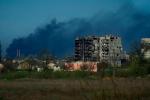 Bombardeos rusos en acería de Azovstal, Ucrania