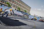 Obras de pavimentación