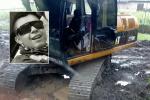 Tristeza por la muerte de Medardo Varón, operario de retroexcavadora en Varsovia
