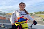 Natalia Mendieta, en el Campeonato Mundial de BMX UCI 2025 en Dinamarca