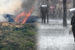 Emergencia doble: incendios y lluvias golpean al departamento