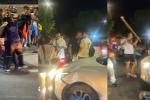 Violento accidente terminó en pelea con cuchillos en pleno barrio de ibagué