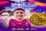 Marlon López, medallista dorado en Juegos Nacionales Intercolegiados
