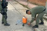Policía desactivó explosivos dejados por subversivos en Tesalia